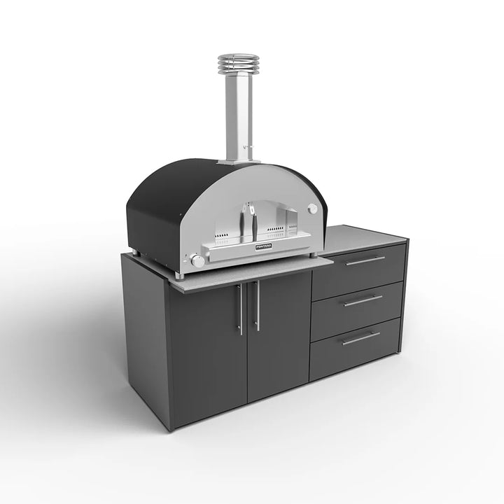 Oven 100 with storage 90