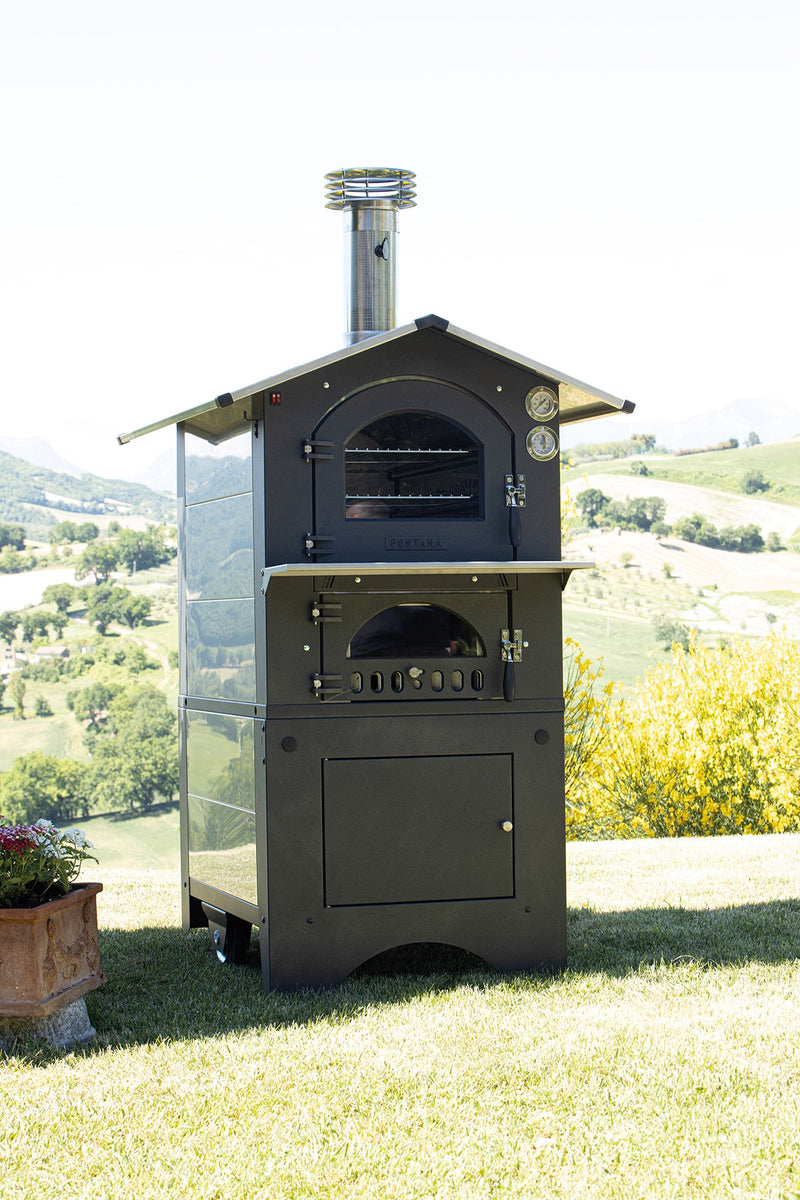 The Gusto Outdoor Wood Burning Pizza Oven in Your Backyard