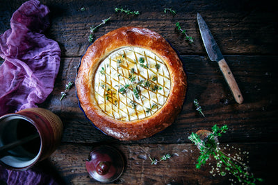 Brioche with Brie, Honey and Thyme