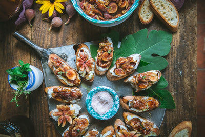 Fig and Goat Cheese Crostini