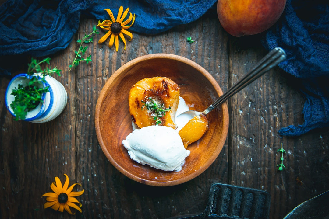Decadent Grilled Peaches