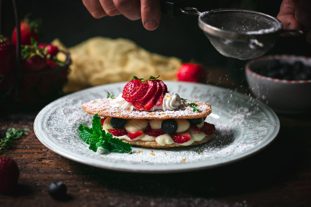 Millefoglie with Cream and Fruit