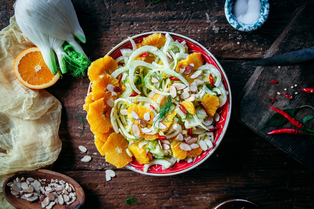 Fennel and Orange Salad with Toasted Pine Nuts