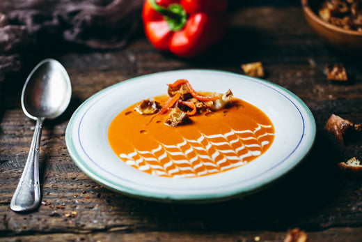 Roasted Red Pepper Soup - Vellutata di Peperoni Rossi