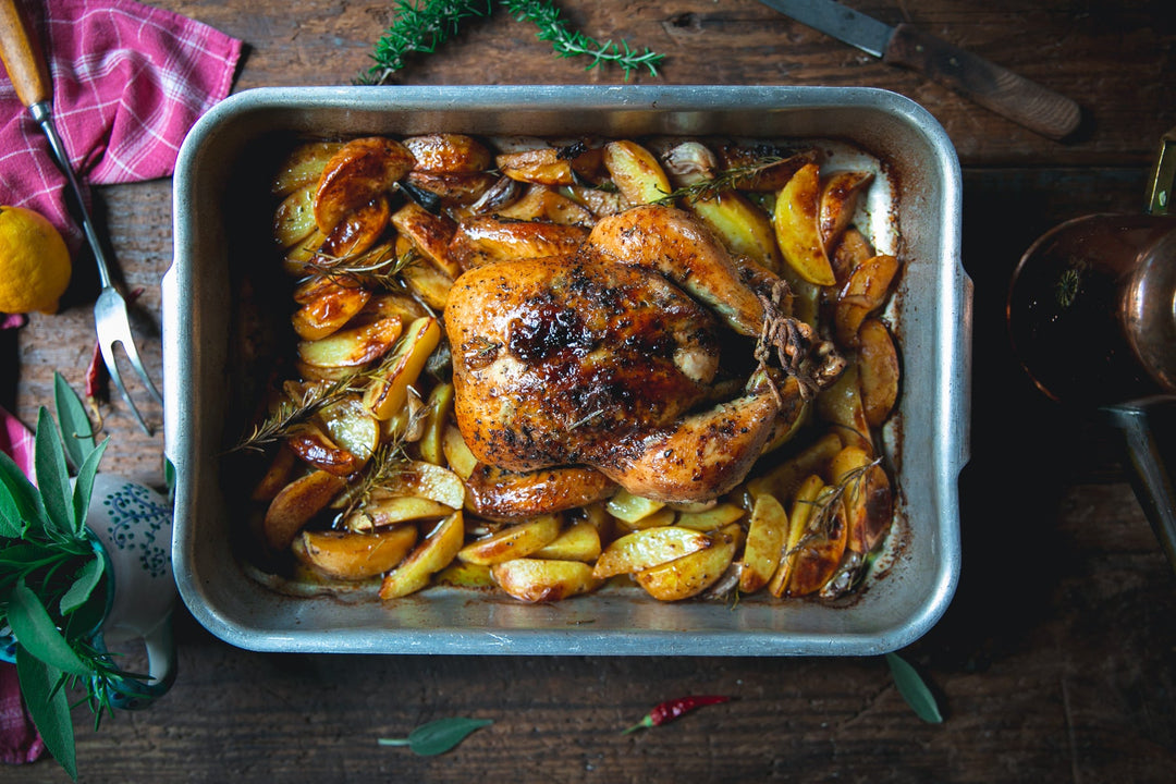 Roasted Chicken with Potatoes