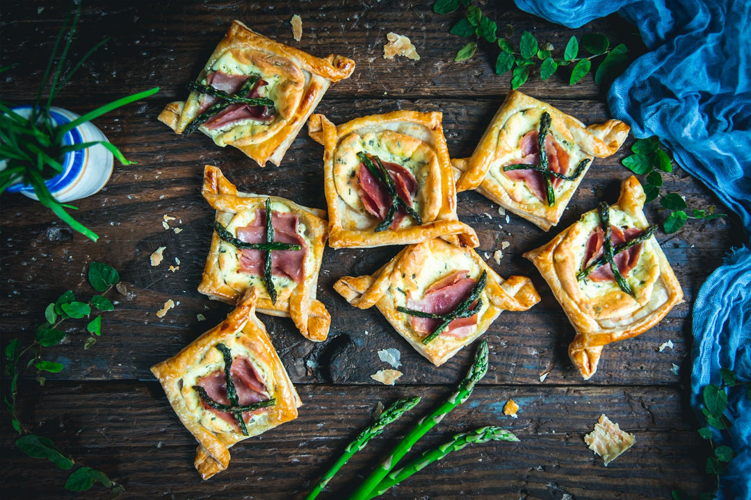 Savory Ham & Chive Puff Pastry