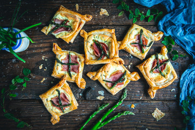 Savory Ham & Chive Puff Pastry