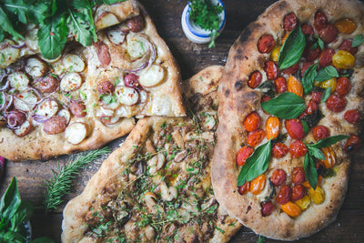 Schiacciata with Delicious Toppings