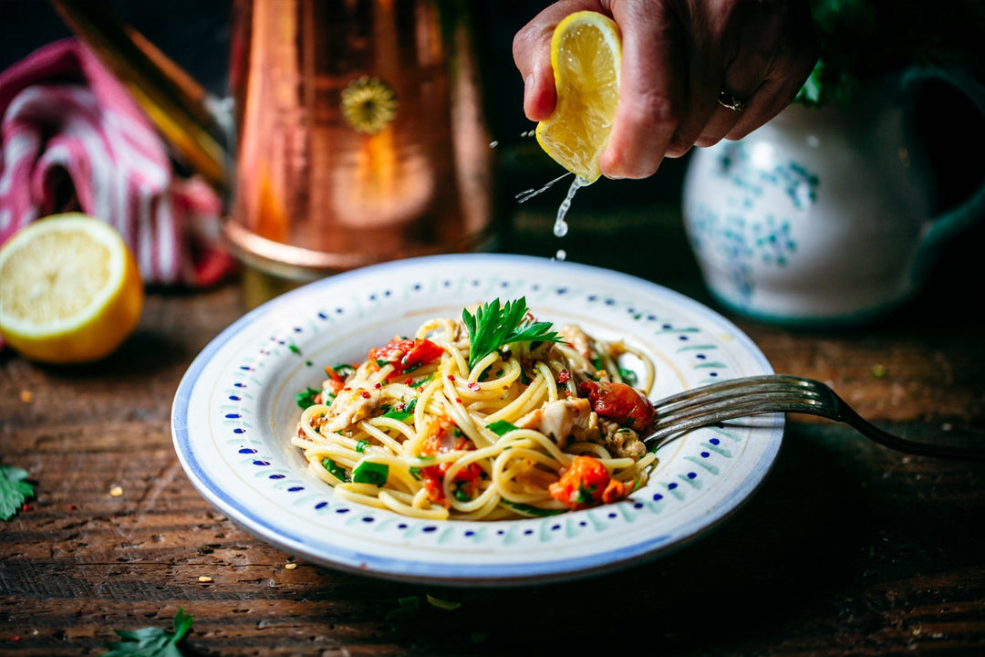 Spaghetti with Red Drum