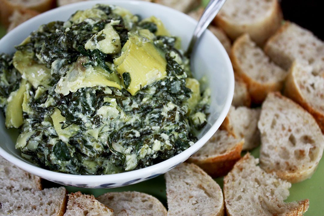 Spinach, Artichoke & Jalapeño Pepper Dip Recipe
