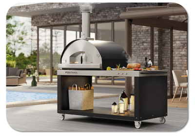 Safe Distancing: Outdoor Pizza Oven Installation Near Your Home
