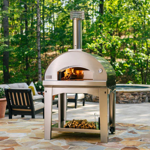 Wood fired pizza oven