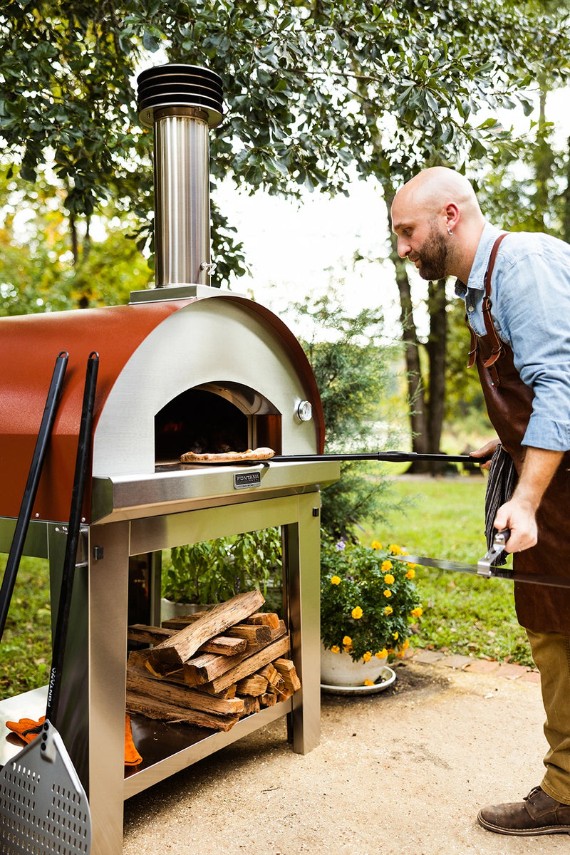 Marinara Wood-Fired Oven in Red 