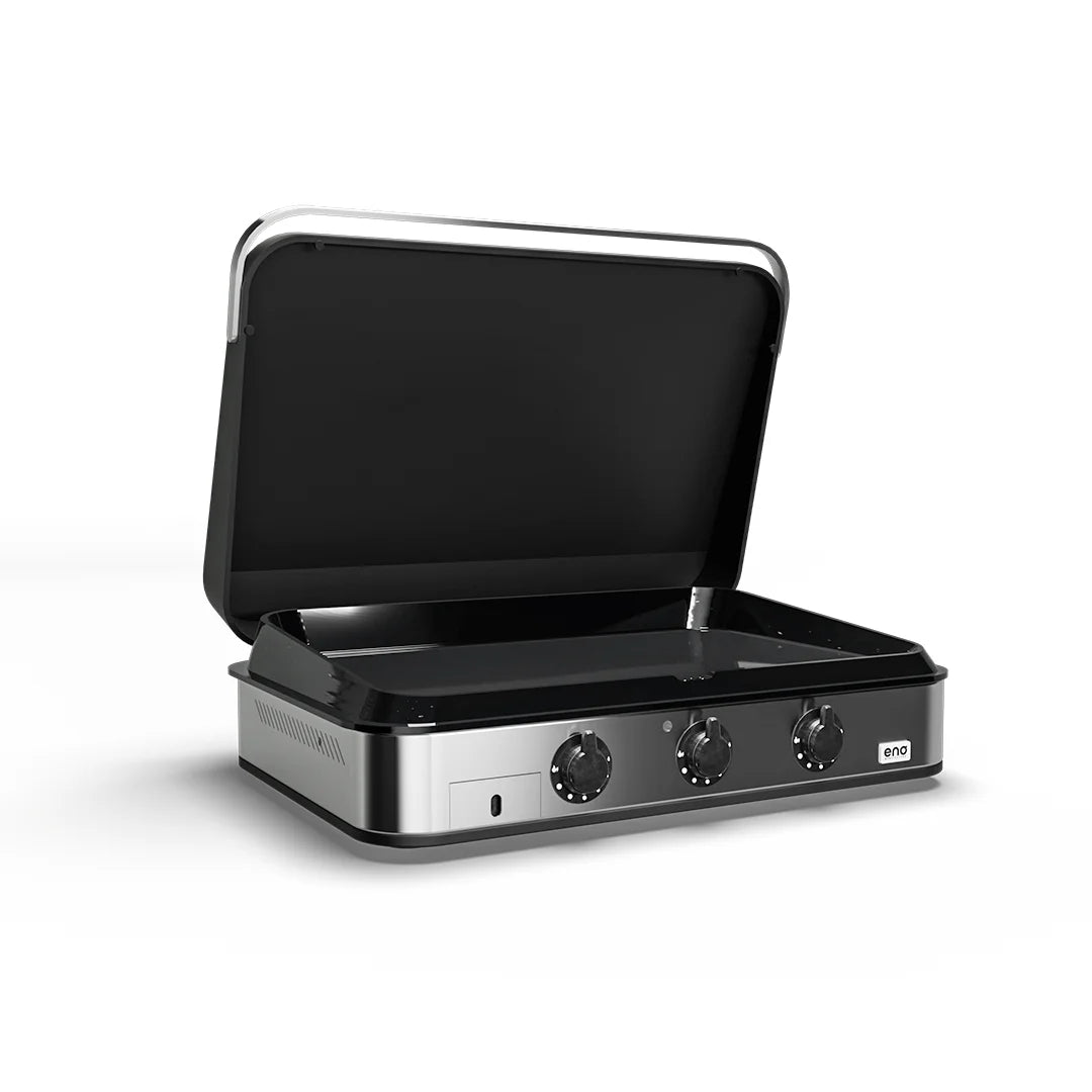 ENOSIGN 80 Gas Griddle (La Plancha), Stainless (3 burner)