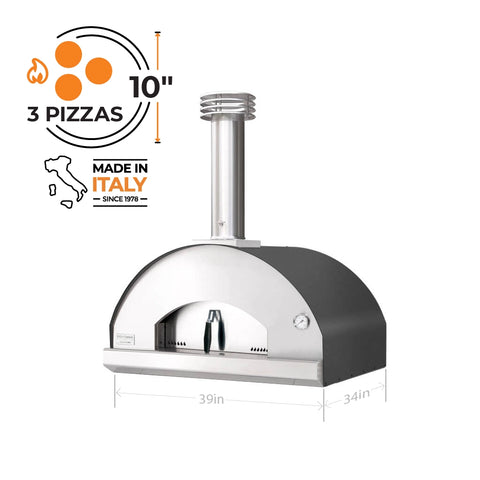 Mangiafuoco Outdoor Countertop Wood Fired Pizza Ovens – Fontana