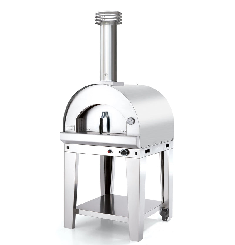 Margherita Gas Outdoor Pizza Oven in Stainless Steel 