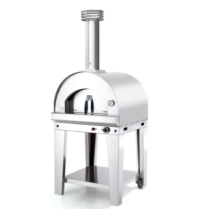 Margherita Gas Outdoor Pizza Oven in Stainless Steel #color_stainless-150