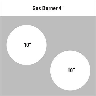 Margherita Gas Outdoor Oven Burners #color_gray