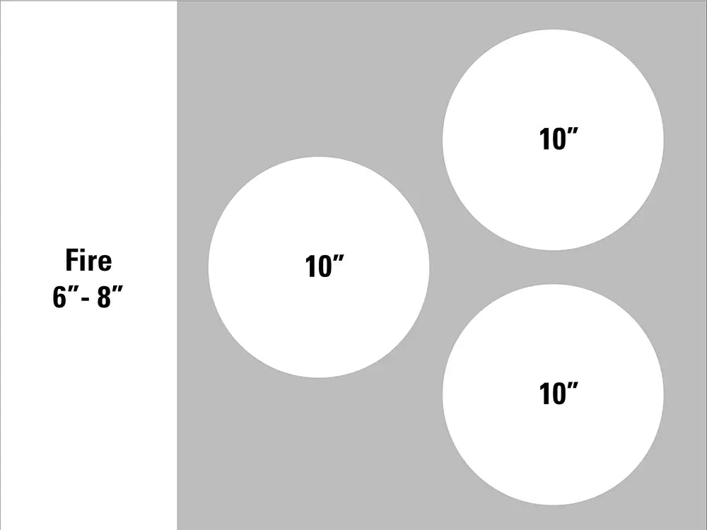 Mangiafuoco Wood-Fired Oven Burner Diagram 