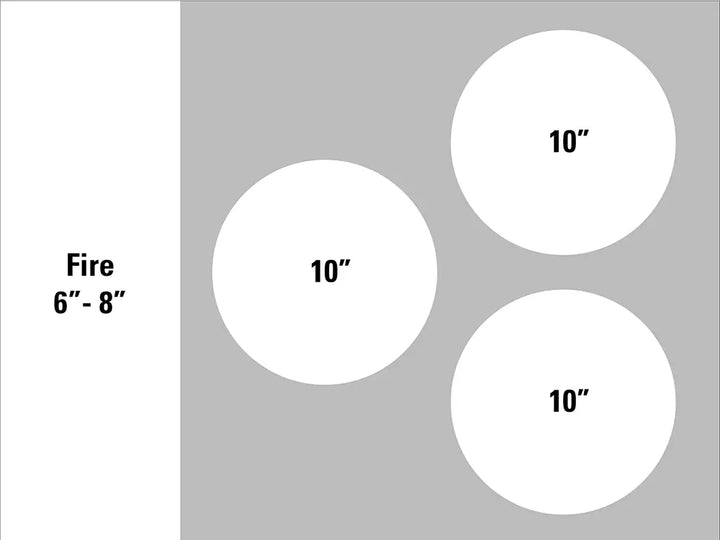 Mangiafuoco Wood-Fired Oven Burner Diagram 