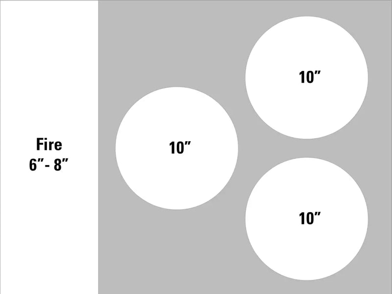 Mangiafuoco Wood-Fired Oven Burner Diagram 