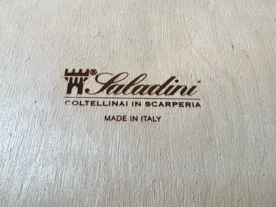 Saladini Coltellinai in Scarperia Carving Knife & Fork Set