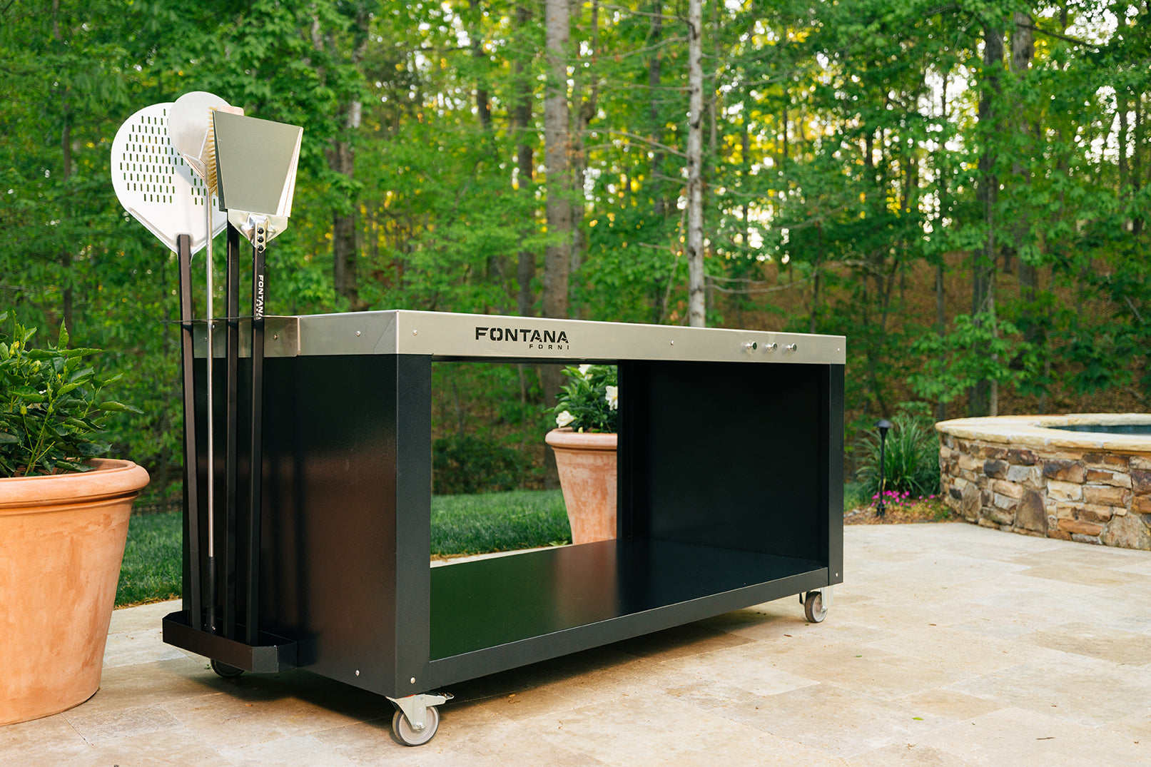 Outdoor Portable Table for Oven