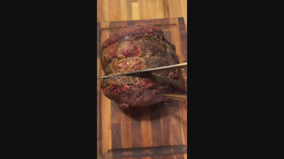 Saladini Coltellinai in Scarperia Carving Knife & Fork Set Cutting Into a Steak Video