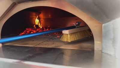 Prometeo Commercial Wood-Fired Oven in Action